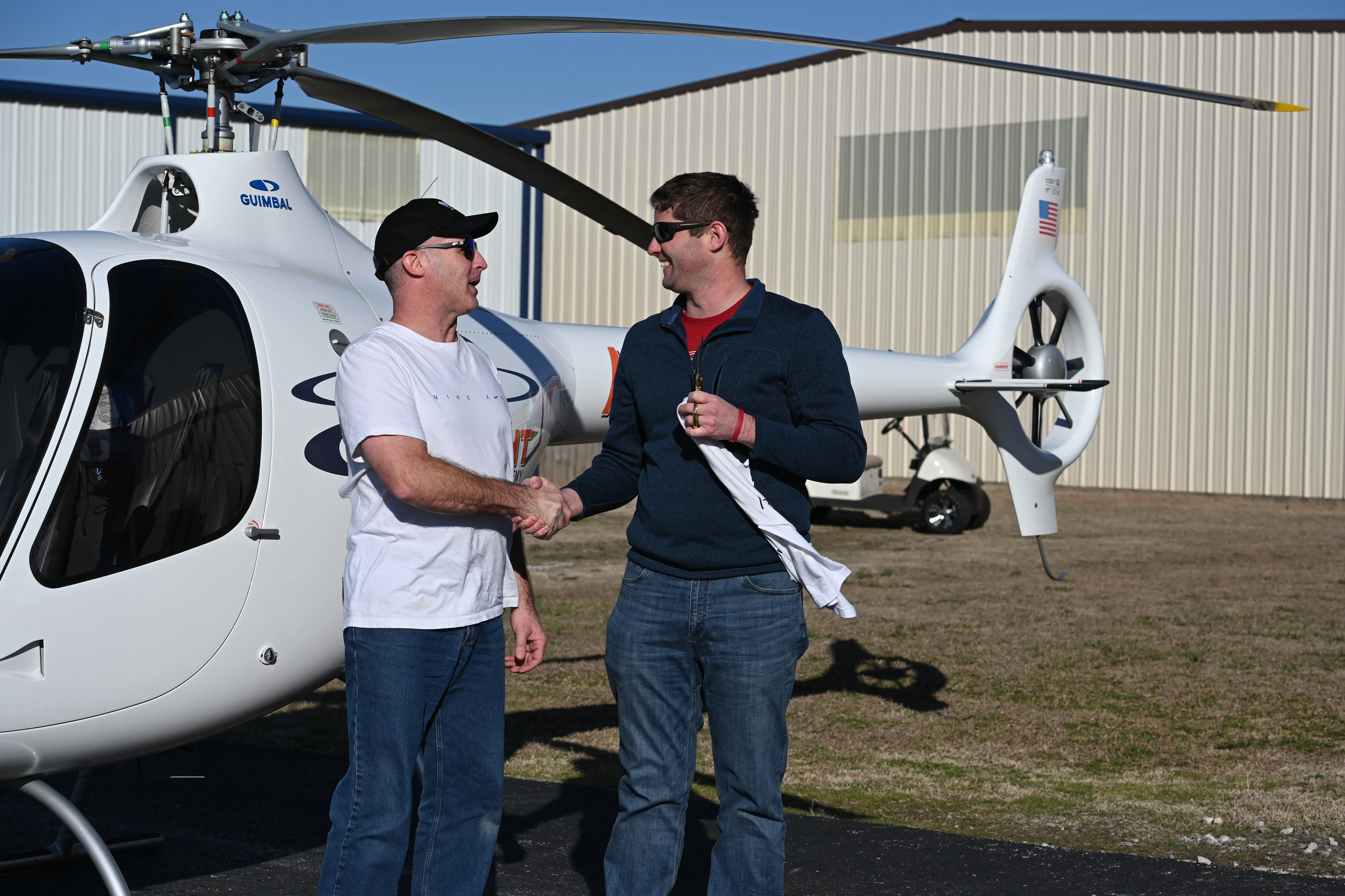 TruFlight Academy Helicopter at Dallas Airport